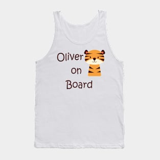 Oliver on board sticker Tank Top